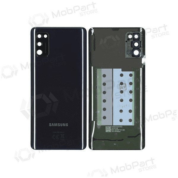 Samsung A415 Galaxy A41 2020 tampa traseira da bateria (preto) (usado grade C, original) Samsung A415 Galaxy A41 2020 tampa traseira da bateria (preto) (usado grade C, original)