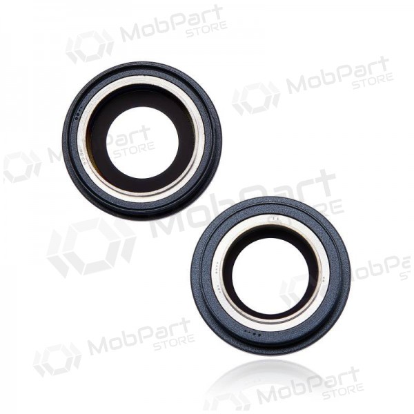 iPhone 14 / 14 Plus lente vidro da câmera (2unidade) (preto) (com moldura) iPhone 14 / 14 Plus lente vidro da câmera (2unidade) (preto) (com moldura)