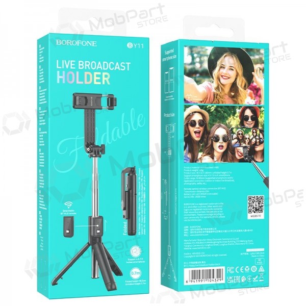 Bastão de selfie Borofone BY11 preto