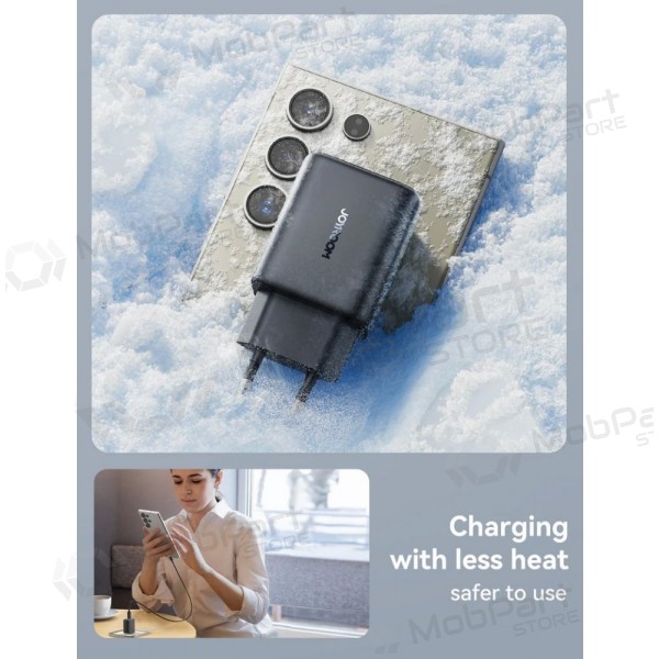 Carregador Joyroom JR-TCF23 USB-C 25W + USB-C to USB-C cable 1.0m preto