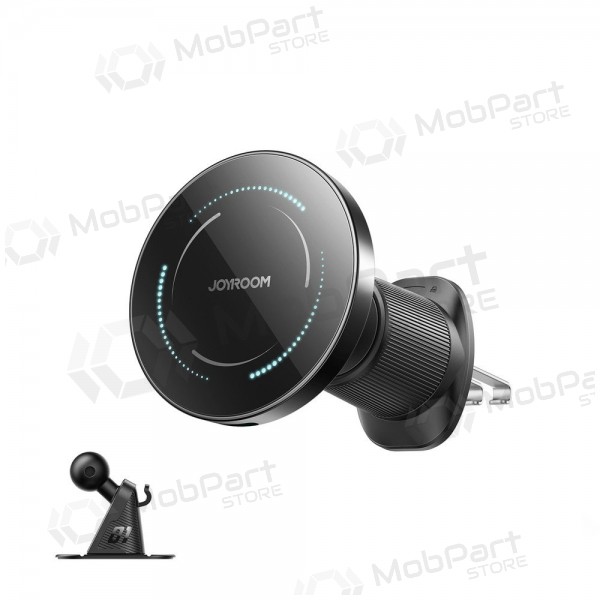 Automobilinis laikiklis-carregador Joyroom JR-ZS502 MagSafe 15W (air vent/dashboard) preto