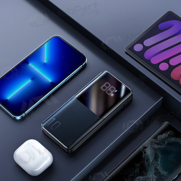 Bateria externa Power Bank Joyroom JR-QP191 22.5W PD QC3.0 AFC 10000mAh preto Bateria externa Power Bank Joyroom JR-QP191 22.5W PD QC3.0 AFC 10000mAh preto