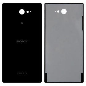 Sony Xperia M2 D2303 / Xperia M2 Aqua D2403 tampa traseira da bateria (preto) (usado grade A, original)