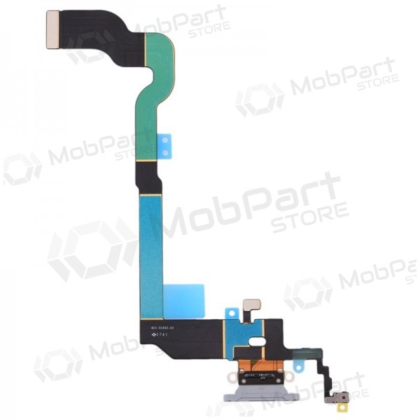 Apple iPhone X conector de carga (prata) Apple iPhone X conector de carga (prata)