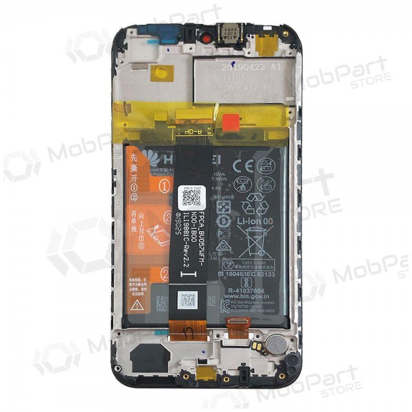 Huawei Y5 2019 ecrã (preto) (com moldura e bateria) (service pack) (original) Huawei Y5 2019 ecrã (preto) (com moldura e bateria) (service pack) (original)