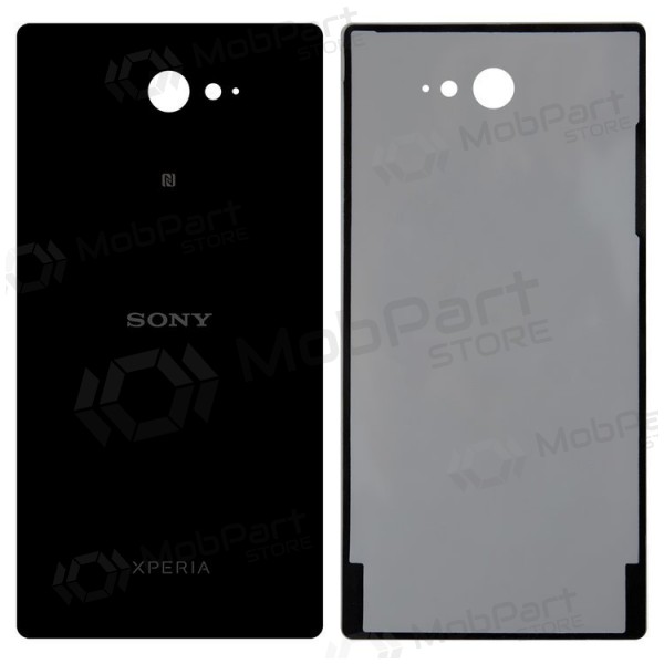 Sony Xperia M2 D2303 / Xperia M2 Aqua D2403 tampa traseira da bateria (preto) (usado grade B, original) Sony Xperia M2 D2303 / Xperia M2 Aqua D2403 tampa traseira da bateria (preto) (usado grade B, original)