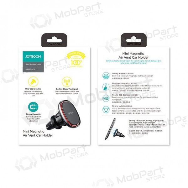 Suporte para telefone de carro Joyroom JR-ZS205 (dashboard) magnetic preto