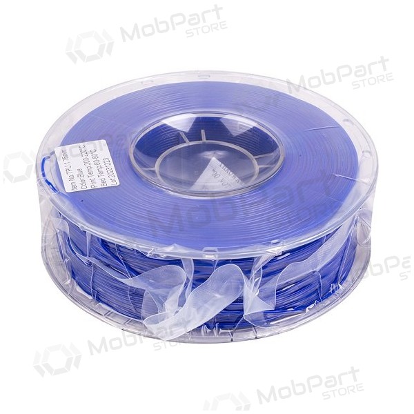 3D spausdinimo plastikas TPU, 1.75mm, 1kg, azul 3D spausdinimo plastikas TPU, 1.75mm, 1kg, azul