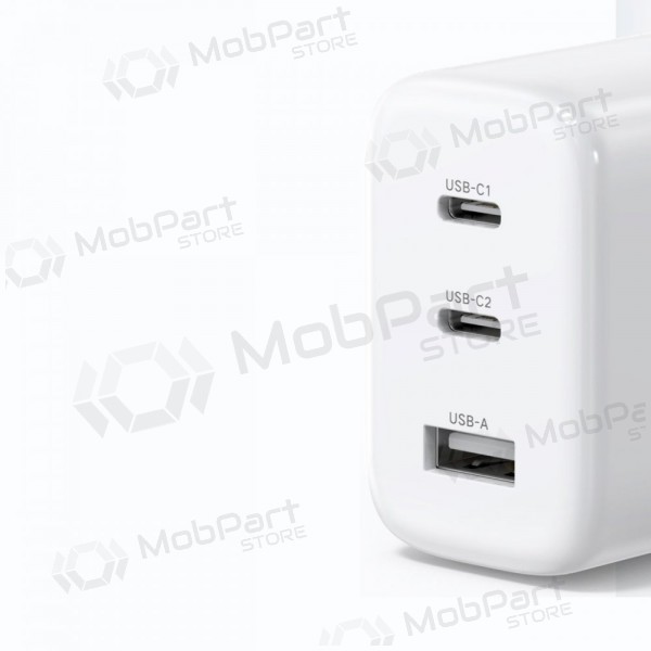 Carregador buitinis Ugreen CD275 2xUSB-C/USB-A 65W branco