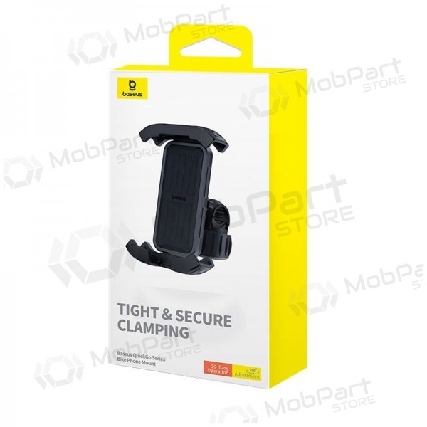 Telefono laikiklis dviračiui Baseus QuickGo Series Bike Phone Mount Cluster preto C40561500113-00