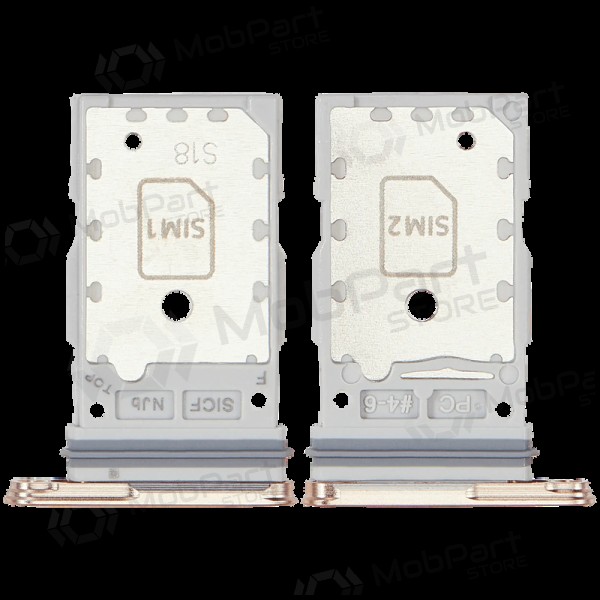 Samsung Galaxy S25, S25+ Dual SIM titular do cartão (rosa / dourado) (original)