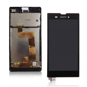 Sony D5103 Xperia T3 ecrã (preto) (com moldura) (usado grade C, original)