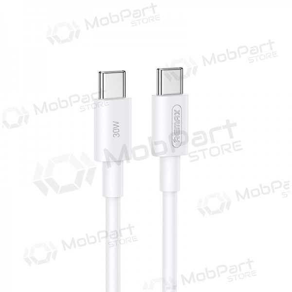 USB cabo Remax RC-C021 USB-C to USB-C 30W 1.0m branco