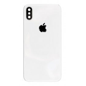 Apple iPhone X tampa traseira da bateria (prata) (usado grade B, original)
