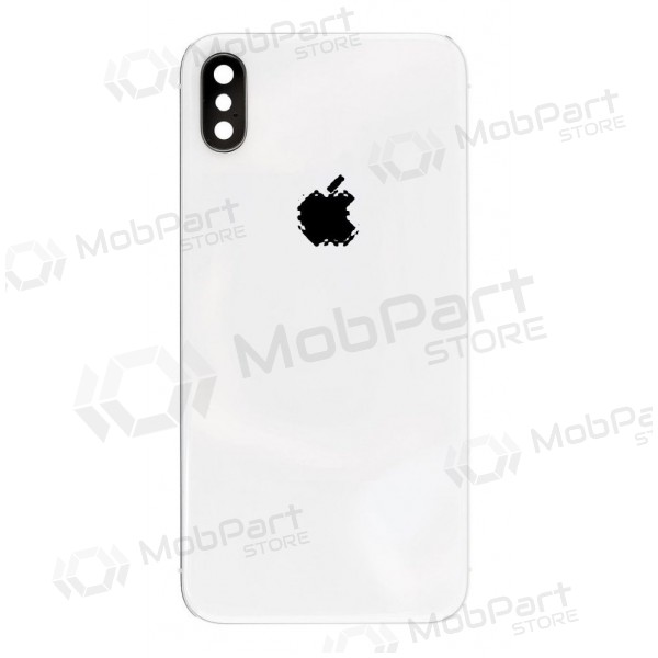 Apple iPhone X tampa traseira da bateria (prata) (usado grade B, original) Apple iPhone X tampa traseira da bateria (prata) (usado grade B, original)
