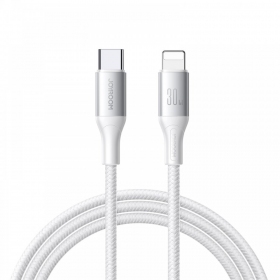 USB cabo Joyroom S-A28 USB-C to Lightning 30W 1.0m branco