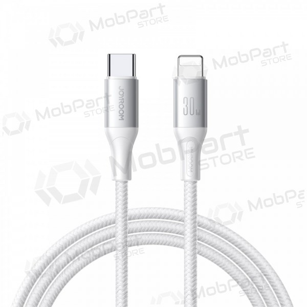 USB cabo Joyroom S-A28 USB-C to Lightning 30W 1.0m branco