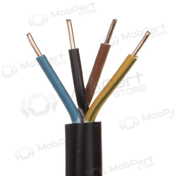 Cabo flexível Lietkabelis OMY H03VV-F 4x0.5 mm² de cobre rolo de 100 m