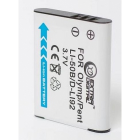 Olympus Li-50B, Pentax D-Li92 foto bateria / acumulador