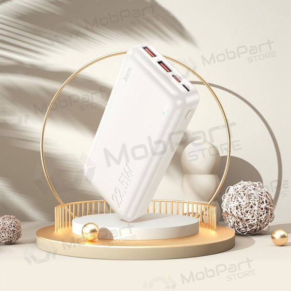 Bateria externa Power Bank Hoco J101A PD 20W+Quick Charge 3.0 22.5W 20000mAh branco