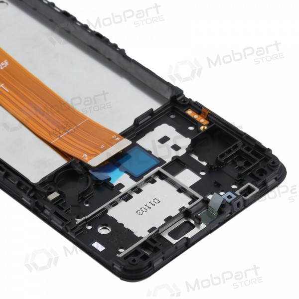 Samsung Galaxy A12 ecrã (preto) (com moldura) (original) Samsung Galaxy A12 ecrã (preto) (com moldura) (original)