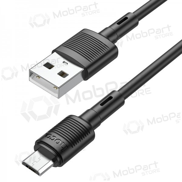 USB cabo Hoco X83 USB-A to MicroUSB 1.0m preto