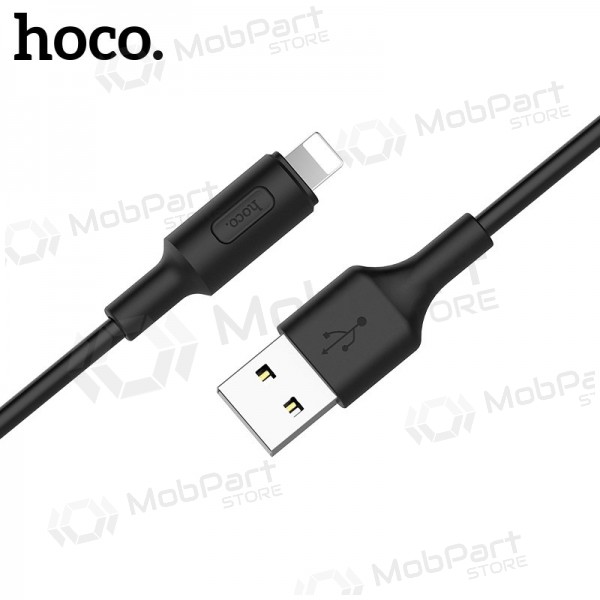 USB cabo HOCO X25 lightning 1.0m (preto) USB cabo HOCO X25 lightning 1.0m (preto)
