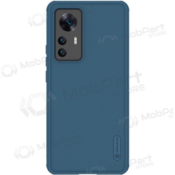 Xiaomi Redmi Note 12 / Note 12 4G capa „Nillkin Frosted Shield“ (azul) Xiaomi Redmi Note 12 / Note 12 4G capa „Nillkin Frosted Shield“ (azul)
