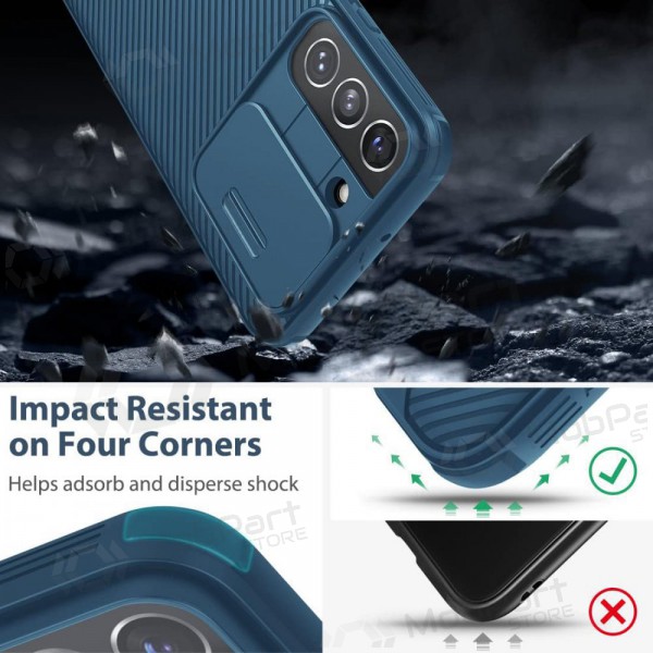 Samsung Galaxy S24 Plus capa „Nillkin CamShield Pro“ (azul)