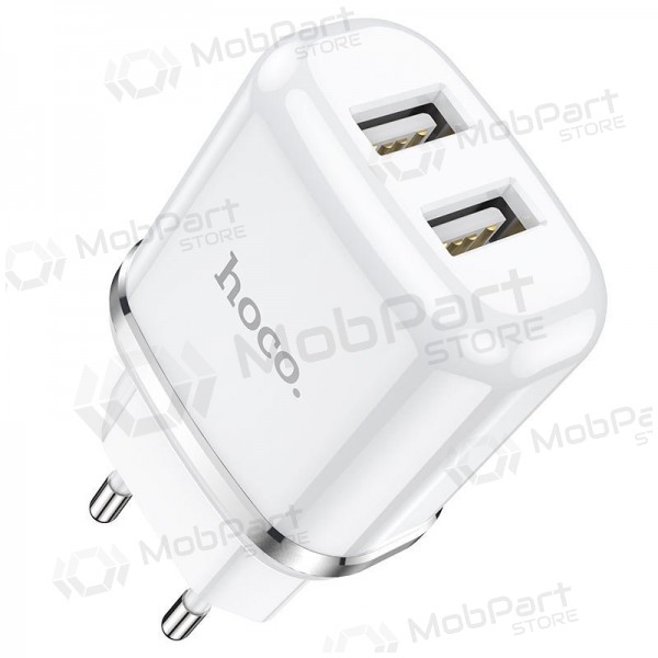 Carregador Hoco N4 com 2 Portas USB (2.4A) (Branco)