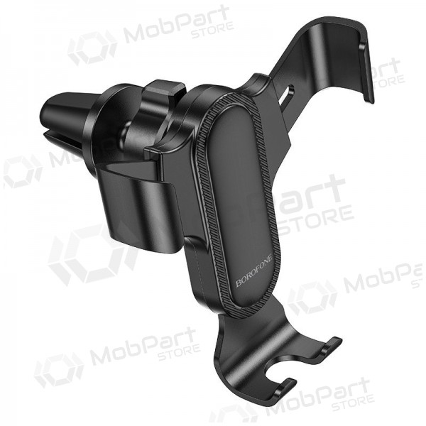 Automobilinis Universal telefono laikiklis Borofone BH74 mounted on ventilation grilles, preto Automobilinis Universal telefono laikiklis Borofone BH74 mounted on ventilation grilles, preto