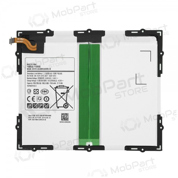 Samsung Galaxy Tab A 10.1 (2016) 9.6 bateria, akumuliatorius (EB-BT585ABE) Samsung Galaxy Tab A 10.1 (2016) 9.6 bateria, akumuliatorius (EB-BT585ABE)