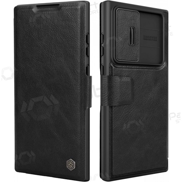 Samsung Galaxy S22 Plus capa „Nillkin Leather“ (preto)