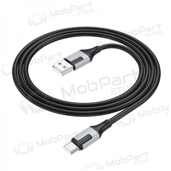 USB cabo Borofone BX101 USB-A to USB-C 1.0m preto