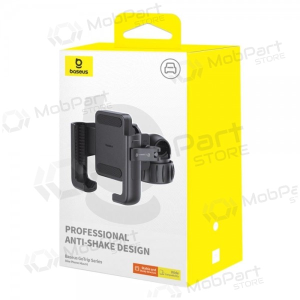 Telefono laikiklis dviračiui Baseus GoTrip Series Bike Phone Mount Cluster preto C40572301111-00