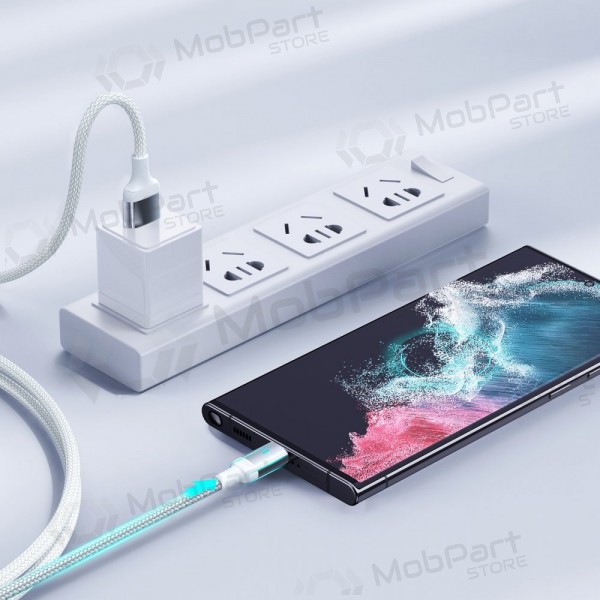 USB cabo Joyroom S-UC027A10 USB to Type-C 3A 1.2m branco