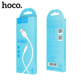 USB cabo HOCO X25 lightning 1.0m (branco)