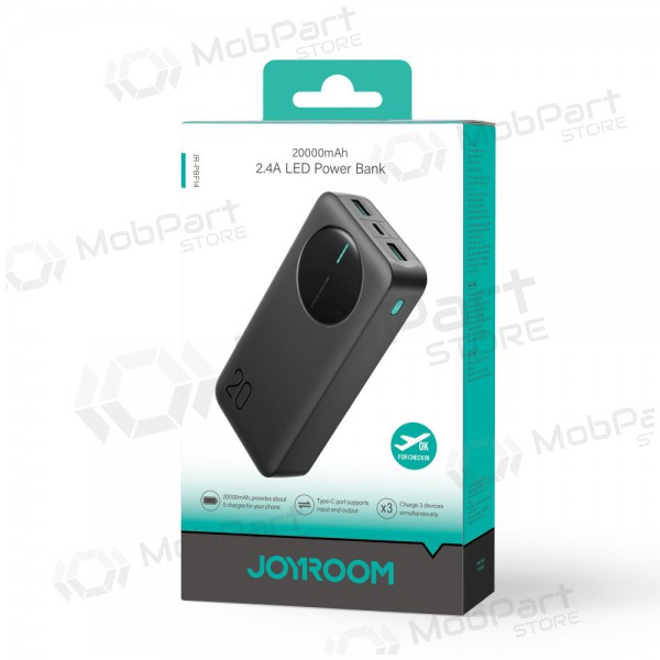 Bateria externa Power Bank Joyroom JR-PBF14 20000mAh preto Bateria externa Power Bank Joyroom JR-PBF14 20000mAh preto