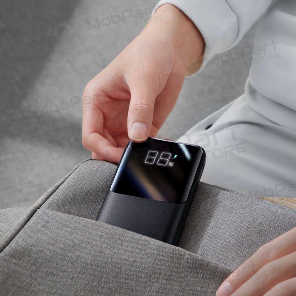 Bateria externa Power Bank Joyroom JR-QP191 22.5W PD QC3.0 AFC 10000mAh preto Bateria externa Power Bank Joyroom JR-QP191 22.5W PD QC3.0 AFC 10000mAh preto