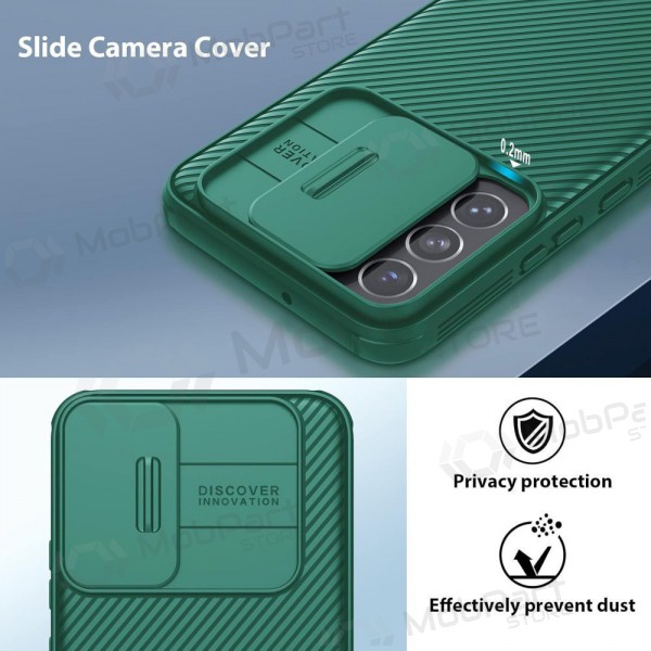 Samsung Galaxy S24 Plus capa „Nillkin CamShield Pro“ (verde)