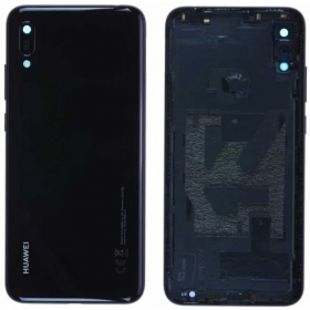 Huawei Y6 2019 / Y6 Pro 2019 / Y6 Prime 2019 tampa traseira da bateria (preto) (usado grade C, original)