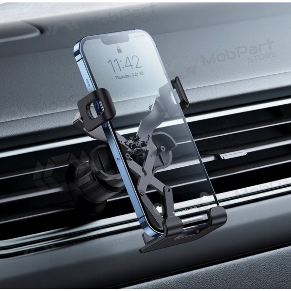 Suporte para telefone de carro Baseus mounted on ventilation grilles, magnetic, preto SUWX010001 Suporte para telefone de carro Baseus mounted on ventilation grilles, magnetic, preto SUWX010001