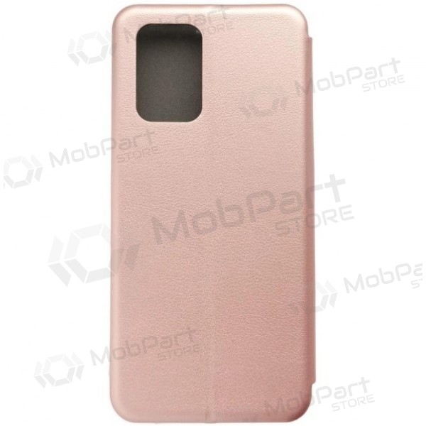 Samsung Galaxy A57 capa - Book Elegance (ouro rosa)
