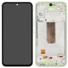 Samsung Galaxy A54 5G ecrã (verde luz) (com moldura) (original)