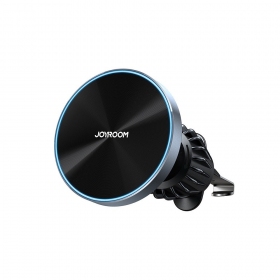 Automobilinis laikiklis-carregador Joyroom JR-ZS240 Pro MagSafe 15W preto