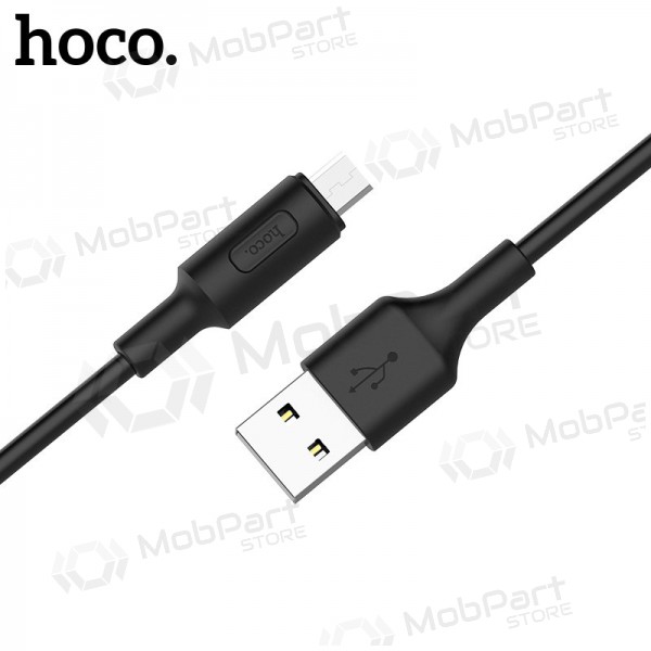 USB cabo Hoco X25 microUSB 1.0m (preto)