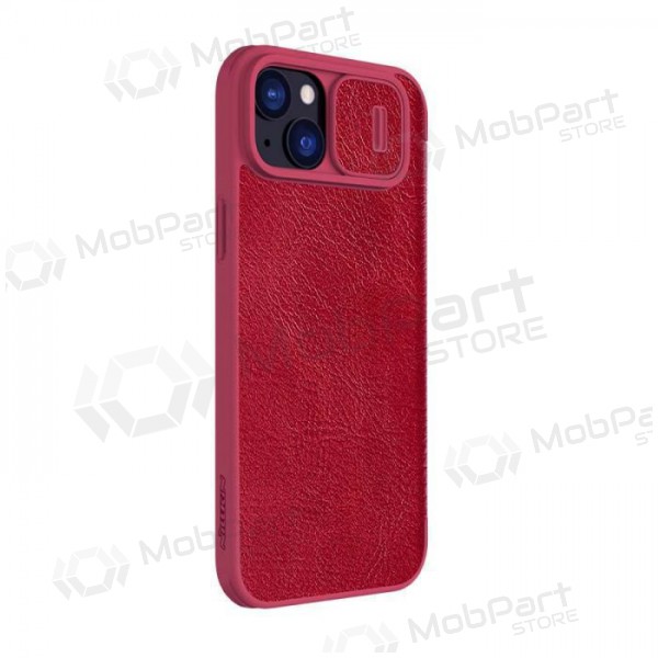 Apple iPhone 14 Plus capa „Nillkin Leather“ (vermelho)