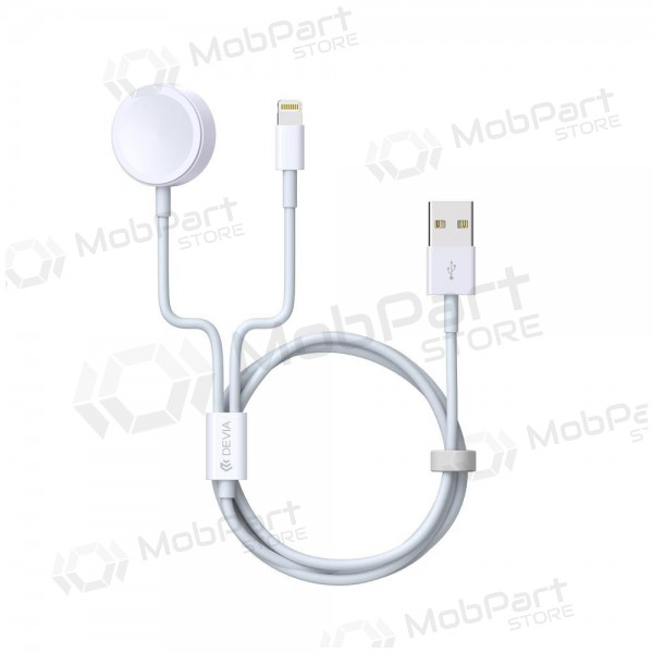 USB cabo Devia Smart 2in1 Lightning+Apple Watch wireless carregador