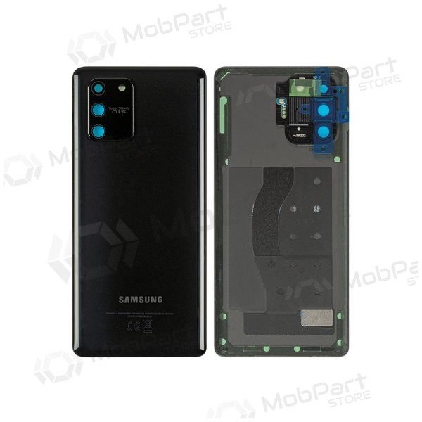 Samsung G770 Galaxy S10 Lite tampa traseira da bateria (preto) (usado grade C, original) Samsung G770 Galaxy S10 Lite tampa traseira da bateria (preto) (usado grade C, original)