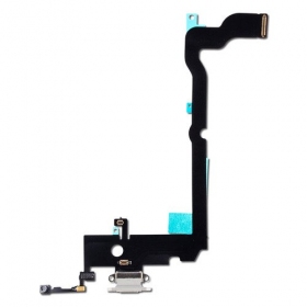 Apple iPhone XS Max conector de carga (prata)